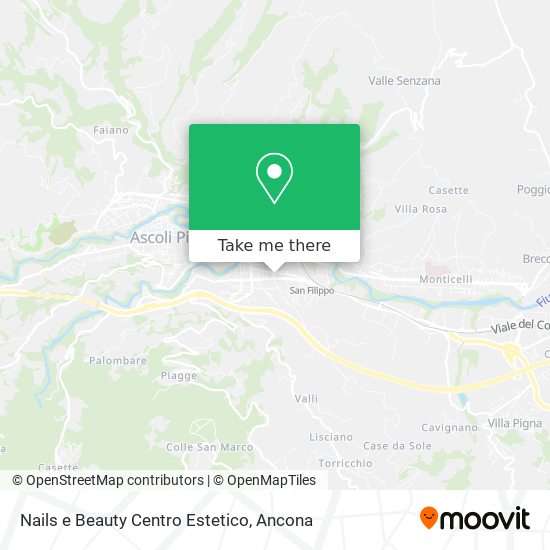 Nails e Beauty Centro Estetico map