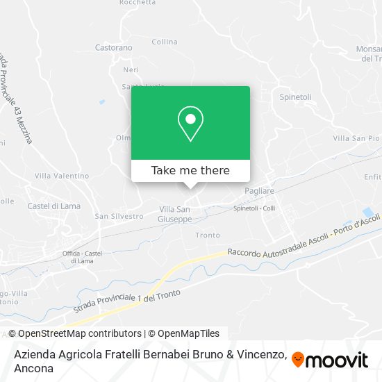 Azienda Agricola Fratelli Bernabei Bruno & Vincenzo map