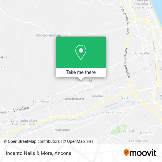 Incanto Nails & More map