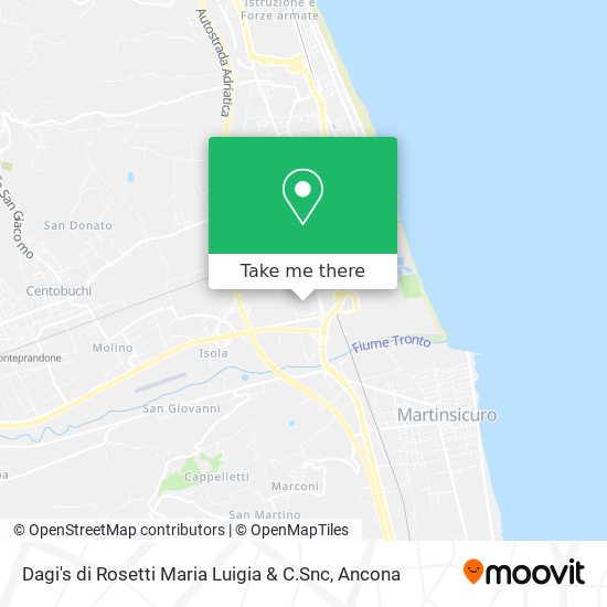 Dagi's di Rosetti Maria Luigia & C.Snc map