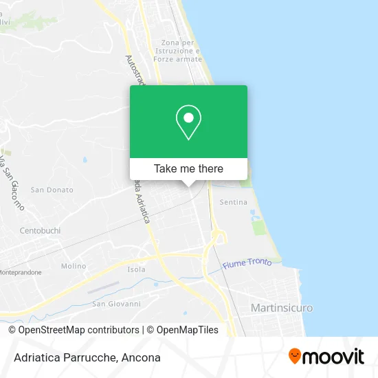 Adriatica Parrucche map