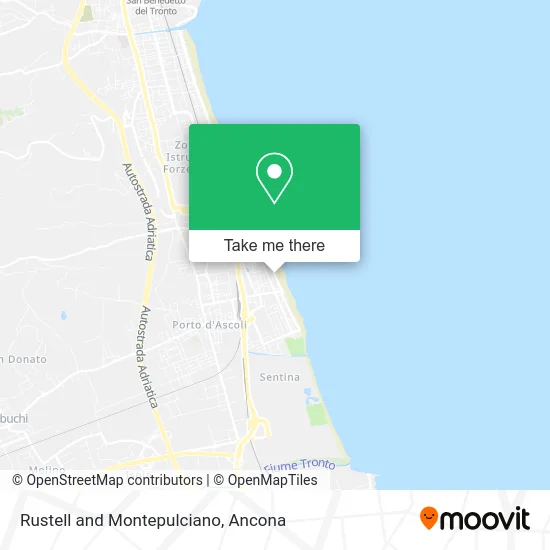 Rustell and Montepulciano map