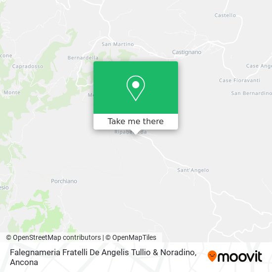 Falegnameria Fratelli De Angelis Tullio & Noradino map