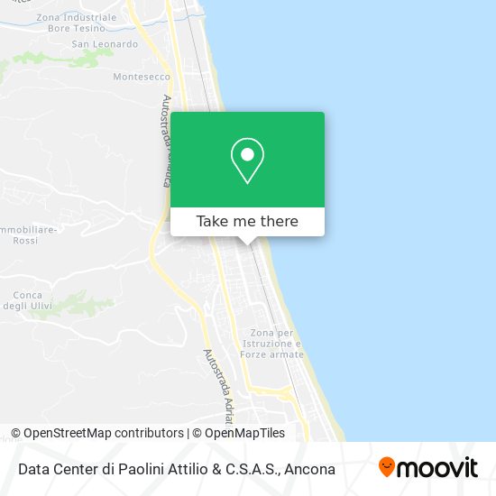 Data Center di Paolini Attilio & C.S.A.S. map