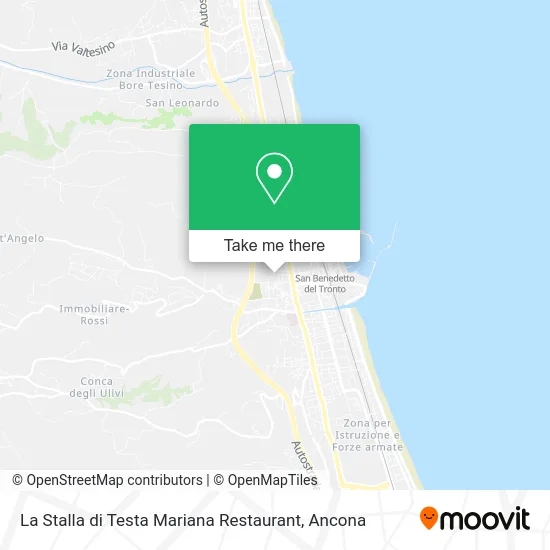 La Stalla di Testa Mariana Restaurant map