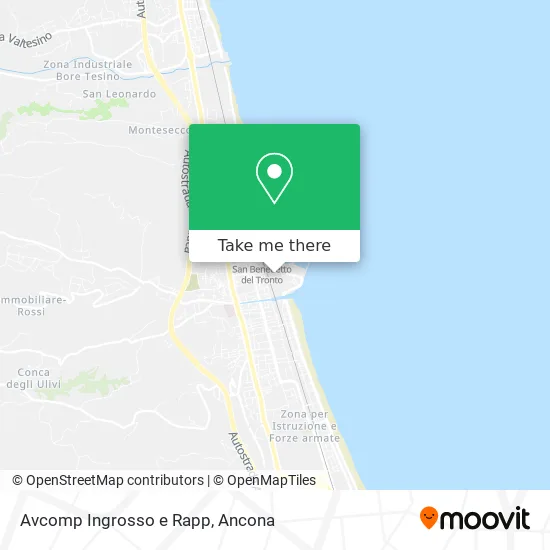 Avcomp Ingrosso e Rapp map