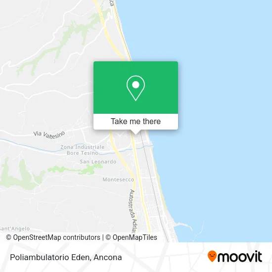 Poliambulatorio Eden map