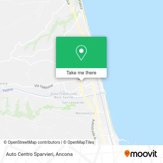 Auto Centro Sparvieri map