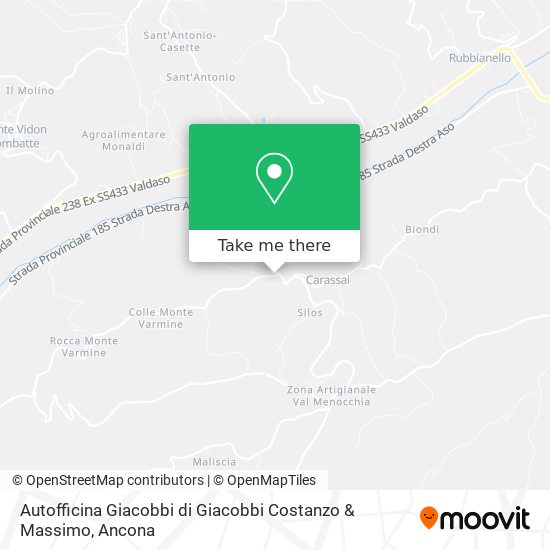 Autofficina Giacobbi di Giacobbi Costanzo & Massimo map