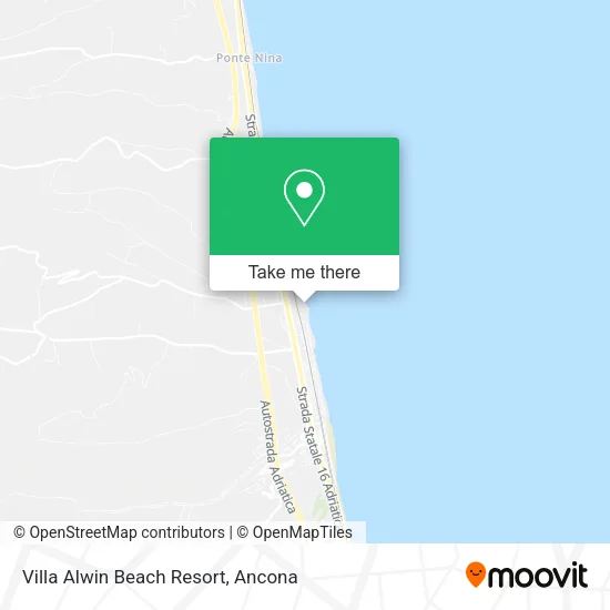 Villa Alwin Beach Resort map