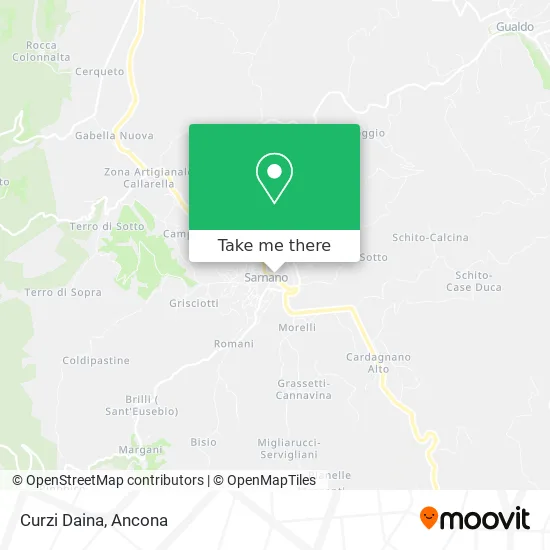 Curzi Daina map