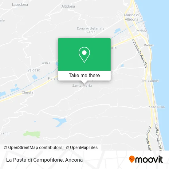 La Pasta di Campofilone map