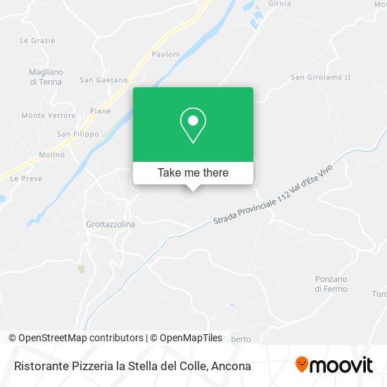 Ristorante Pizzeria la Stella del Colle map