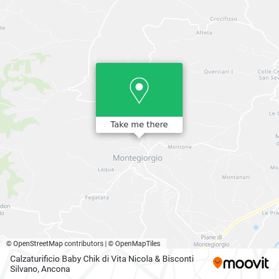 Calzaturificio Baby Chik di Vita Nicola & Bisconti Silvano map