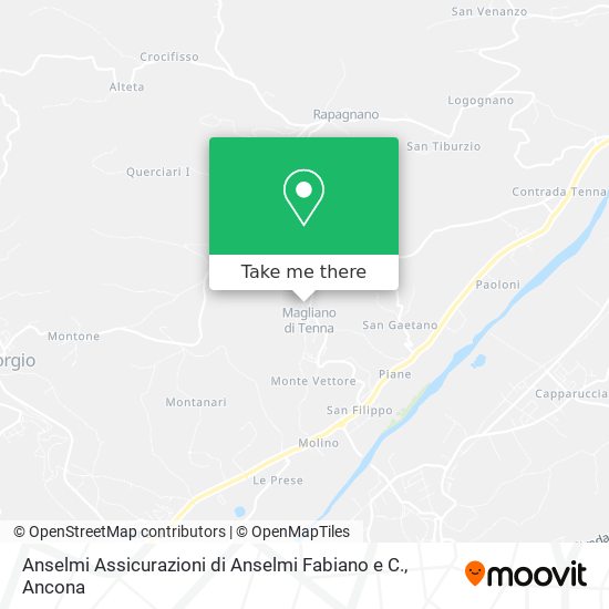 Anselmi Assicurazioni di Anselmi Fabiano e C. map