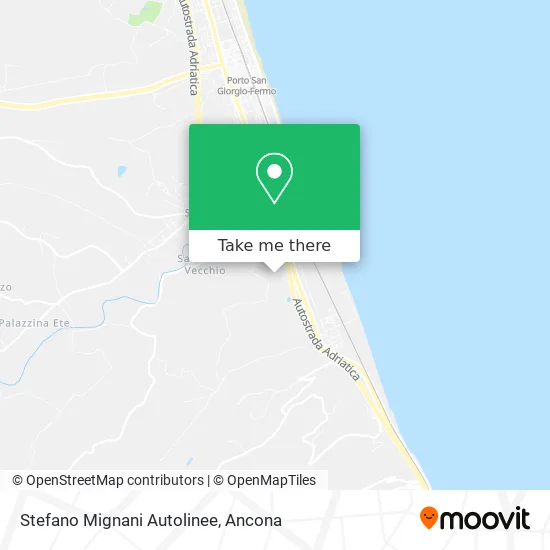 Stefano Mignani Autolinee map