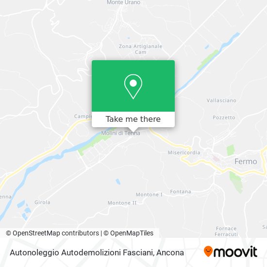 Autonoleggio Autodemolizioni Fasciani map