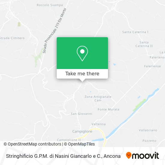 Stringhificio G.P.M. di Nasini Giancarlo e C. map