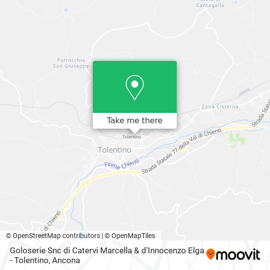 Goloserie Snc di Catervi Marcella & d'Innocenzo Elga - Tolentino map