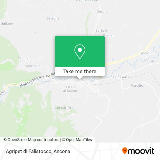 Agripet di Falistocco map