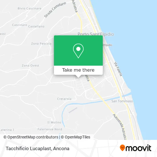 Tacchificio Lucaplast map