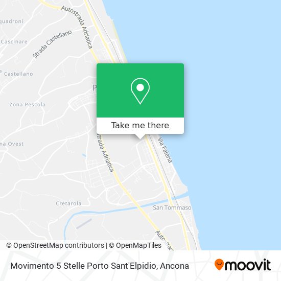 Movimento 5 Stelle Porto Sant'Elpidio map