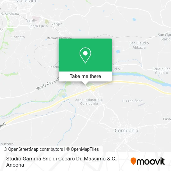 Studio Gamma Snc di Cecaro Dr. Massimo & C. map