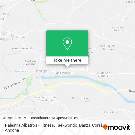 Palestra Albatros - Fitness, Taekwondo, Danza, Corsi map