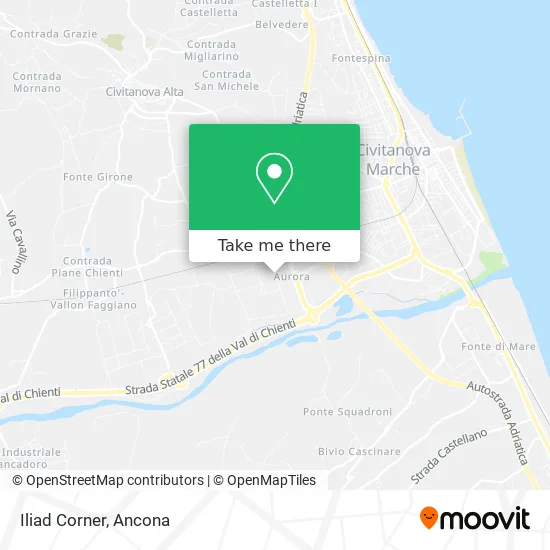 Iliad Corner map