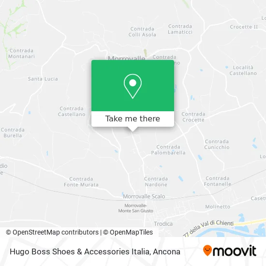 Hugo Boss Shoes & Accessories Italy map
