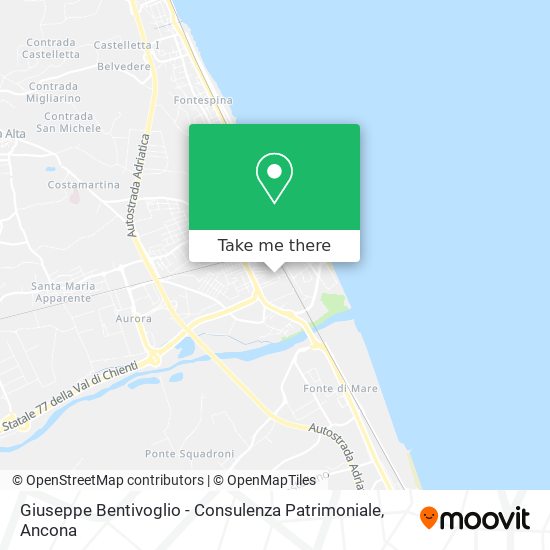 Giuseppe Bentivoglio - Consulenza Patrimoniale map