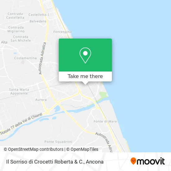 Il Sorriso di Crocetti Roberta & C. map