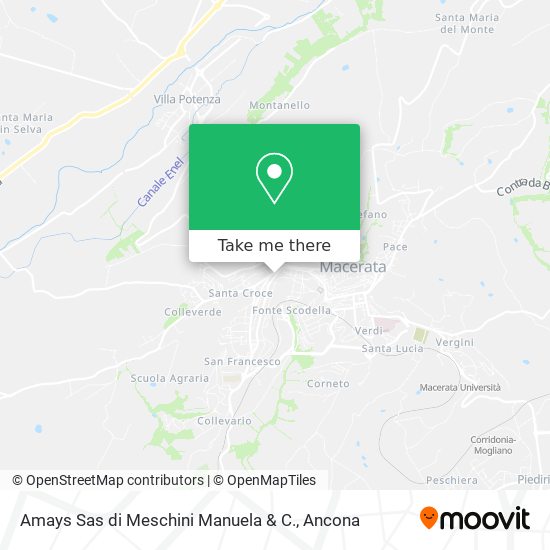 Amays Sas di Meschini Manuela & C. map