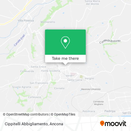 Cippitelli Abbigliamento map