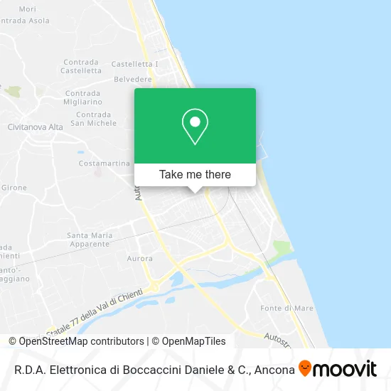 R.D.A. Electronics by Boccaccini Daniele & Co. map