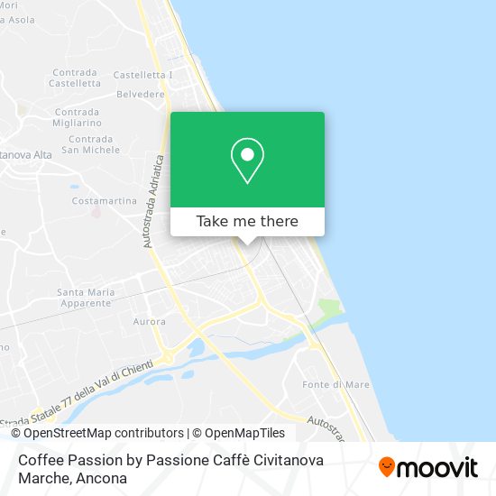 Coffee Passion by Passione Caffè Civitanova Marche map