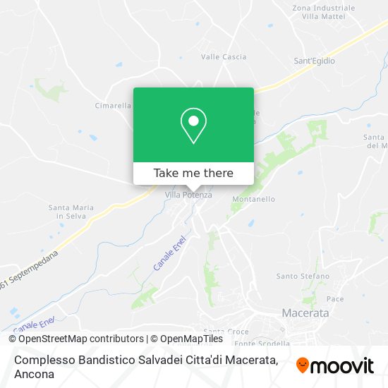 Complesso Bandistico Salvadei Citta'di Macerata map