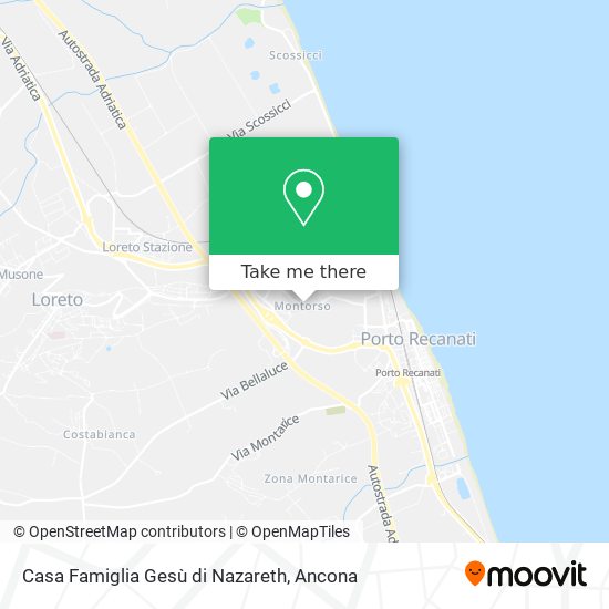 Casa Famiglia Gesù di Nazareth map