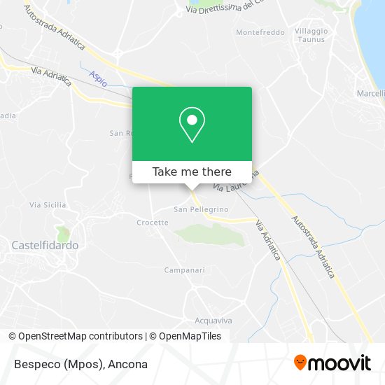 Bespeco (Mpos) map