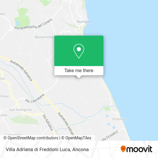 Villa Adriana di Freddoni Luca map