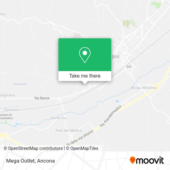 Mega Outlet map