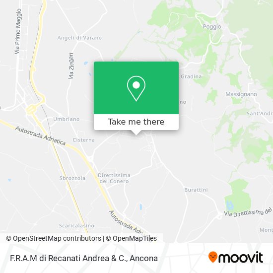 F.R.A.M di Recanati Andrea & C. map