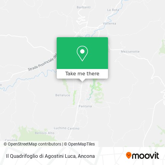 Il Quadrifoglio di Agostini Luca map