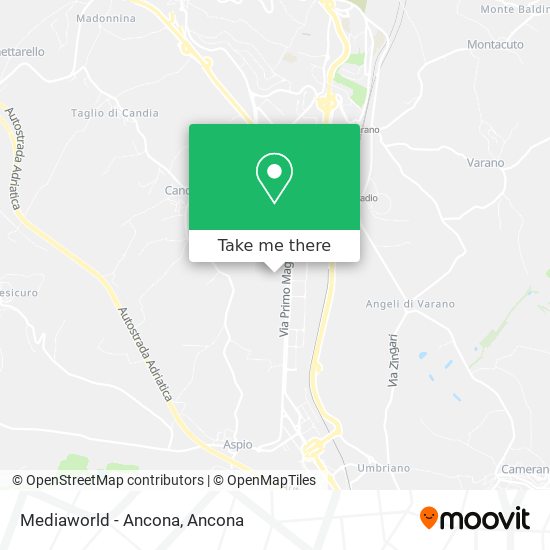 How to get to Mediaworld Ancona by Bus