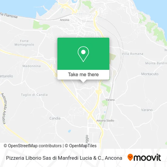 Pizzeria Liborio Sas di Manfredi Lucia & C. map