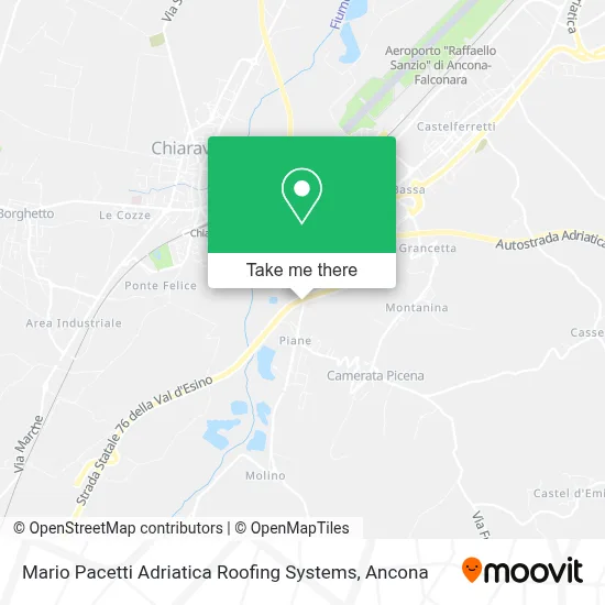 Mario Pacetti Adriatica Roofing Systems map