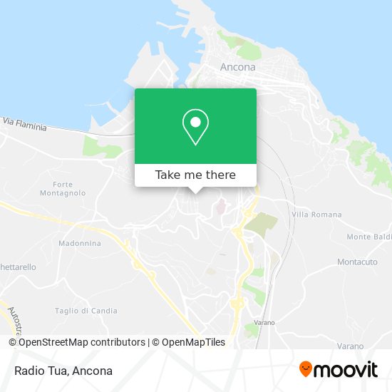 Radio Tua map