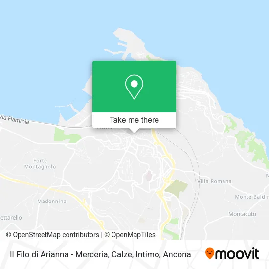 Il Filo di Arianna - Merceria, Calze, Intimo map