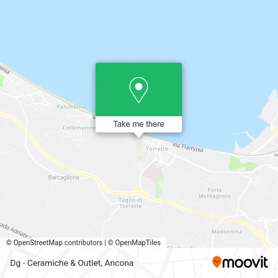 Dg - Ceramiche & Outlet map