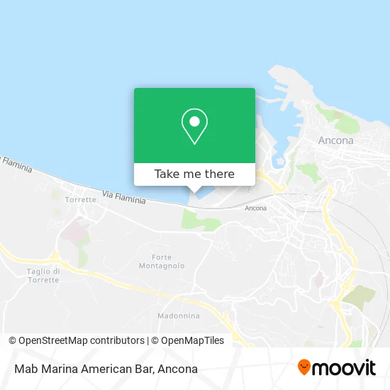 Mab Marina American Bar map